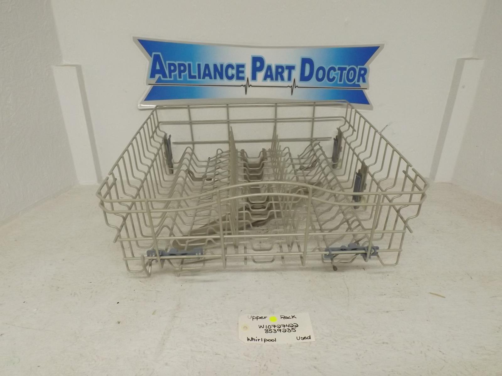 Whirlpool Dishwasher W10727422 8539235 Upper Rack Used Whirlpool Dishwasher W10727422 8539235 Upper Rack Used